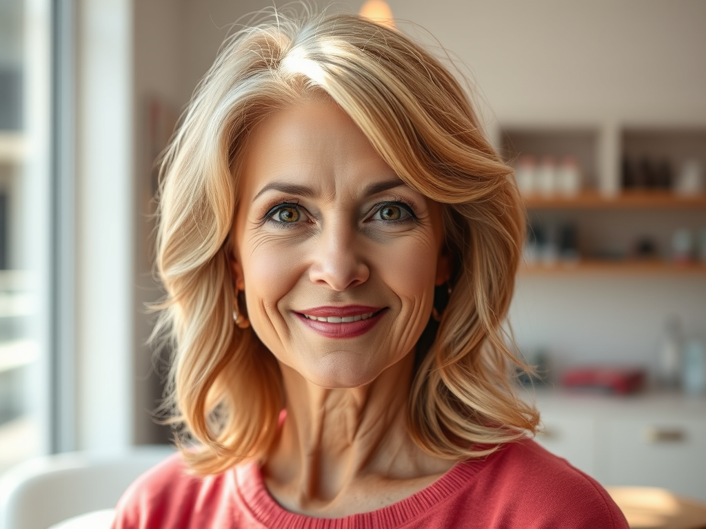 The Ageless Glow: Anti-Aging Hair Color and Cut Techniques That Add Youthful Radiance 1 create a featured image for a blog post titled the 1