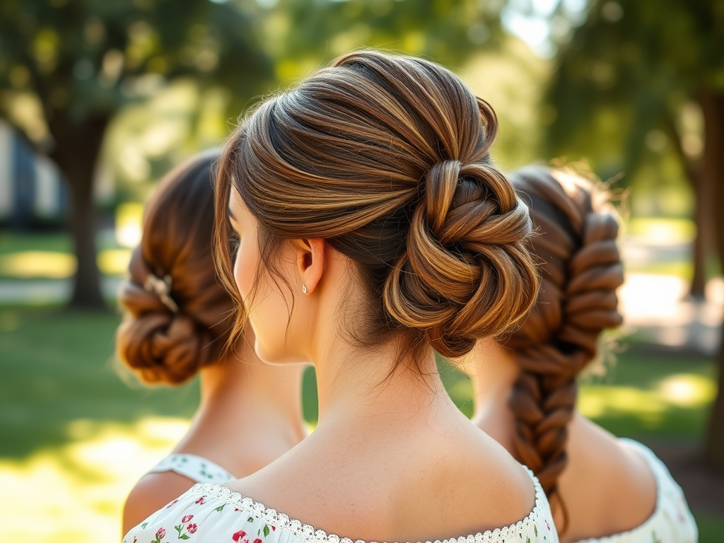 Our Favorite Summer Updos for Kansas City Heat and Humidity 1 create a high resolution highly detailed image of a stylish kansas