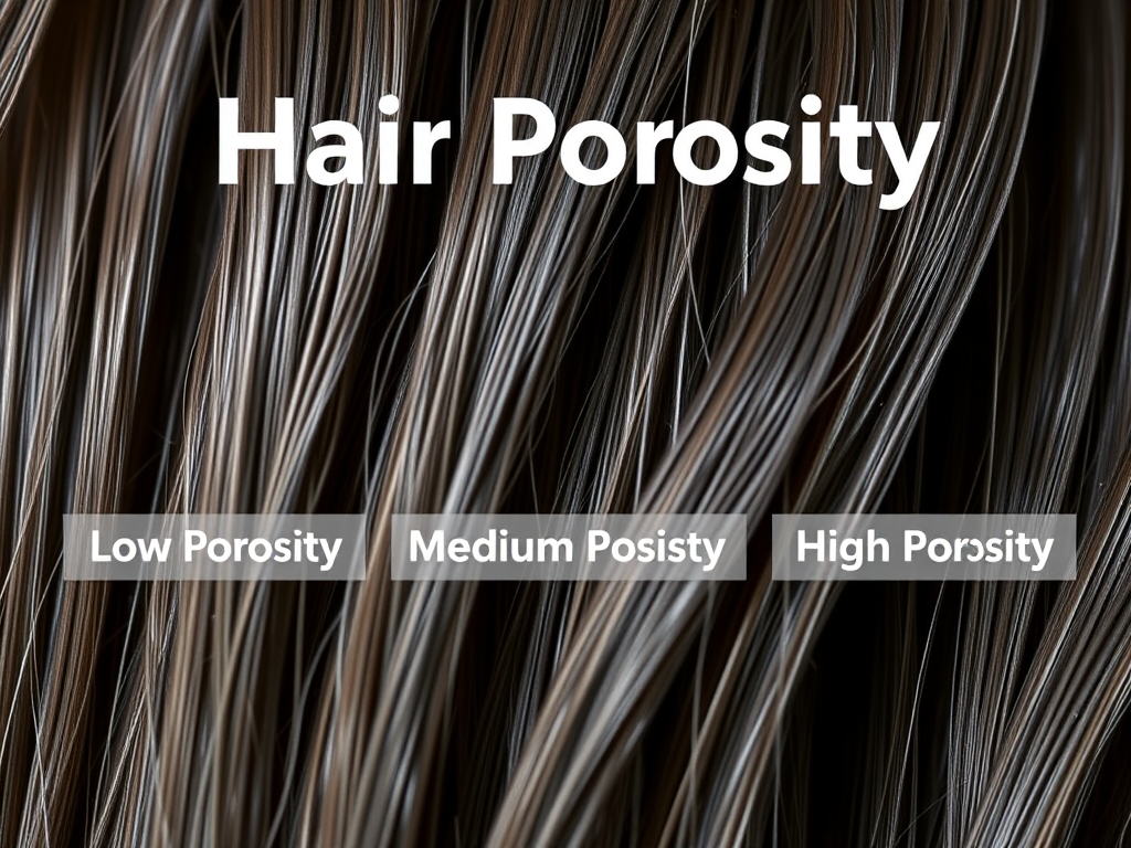 Hair Porosity Explained: Your Guide to Customized Hair Care for Max Health and Shine 1 create a highly detailed and sharp focused image that represents the 2