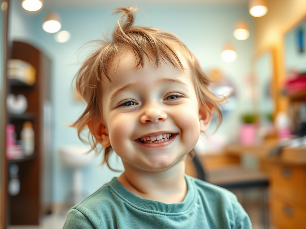 Just For Hair Salon – Your Neighborhood Beauty Spot in Overland Park, KS 1 cute kid haitcut