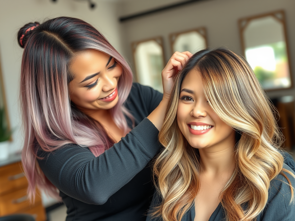 Where Hair Dreams Come True: Your Guide to the Ultimate Transformation at Just For Hair Salon 1 create a high resolution highly detailed featured image for a blog 1