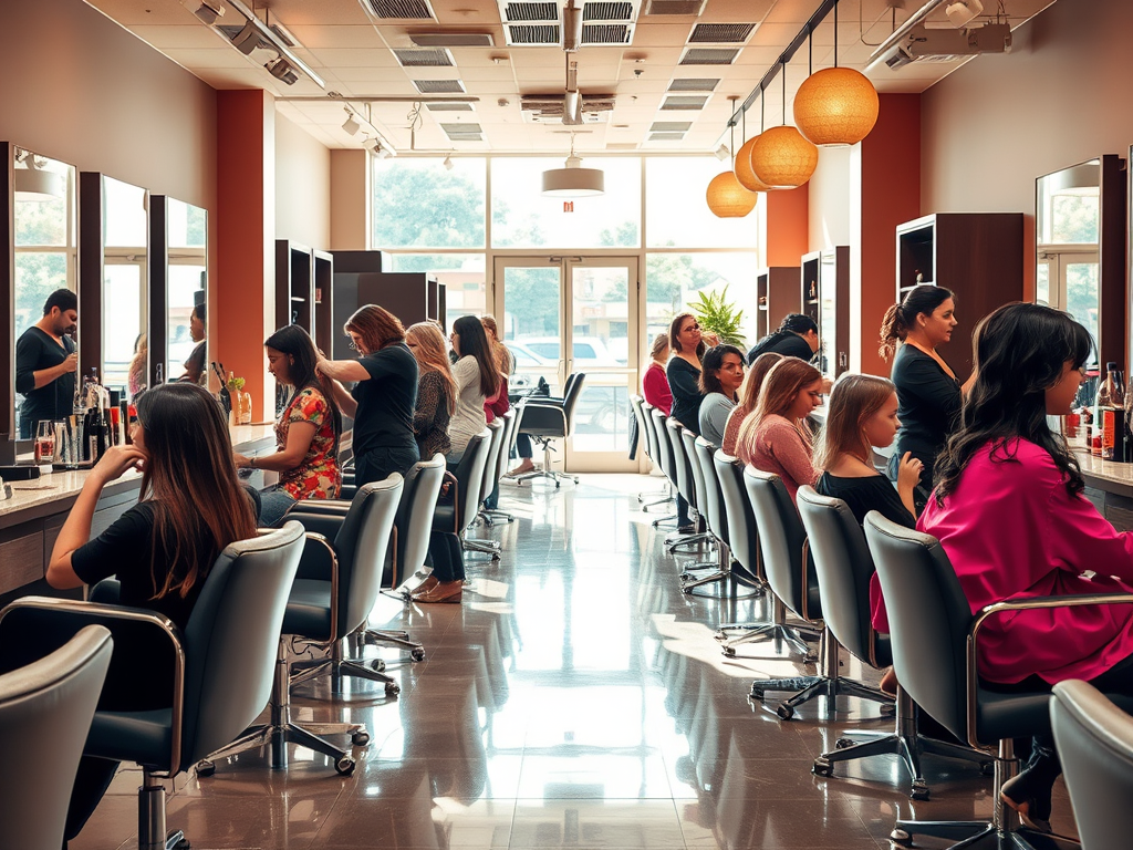 One-Stop Destination for Complete Hair Services in Overland Park 1 create a high resolution highly detailed image featuring the interior of 3