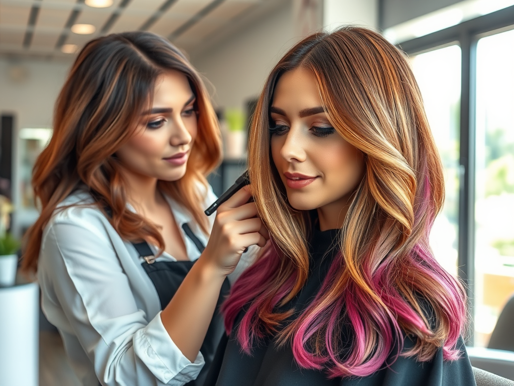 create a highly detailed high resolution image of a professional hair