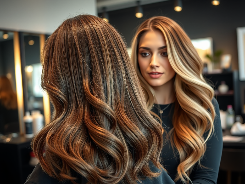 Modern Hair Color Mastery: 2025 Techniques for Your Best Look 1 create a highly detailed sharp focus image showcasing a vibrant