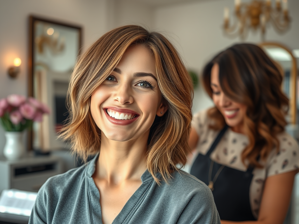 The Simple Equation for Joy: Why Stylish Hair Equals a Happy You at Just For Hair Salon 1 generate a highly detailed high resolution image for a blog post