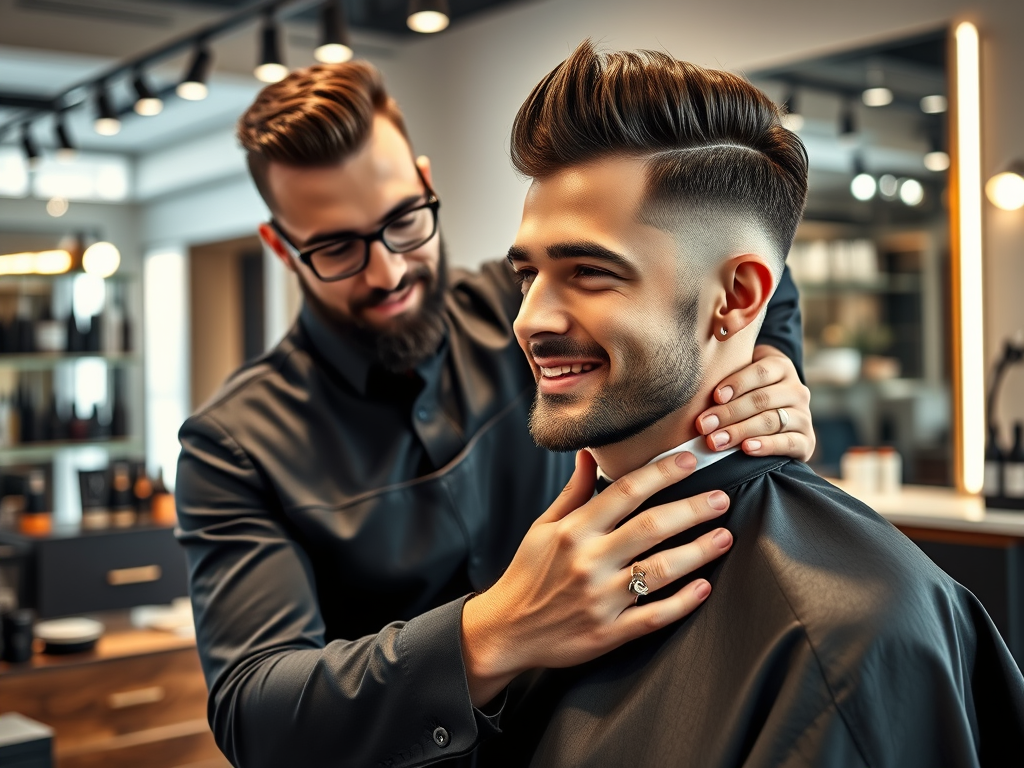 The Manor Hair Co: Gentleman’s Grooming at Just For Hair Salon 1 generate a highly detailed sharp focused image of a modern gentleman 2