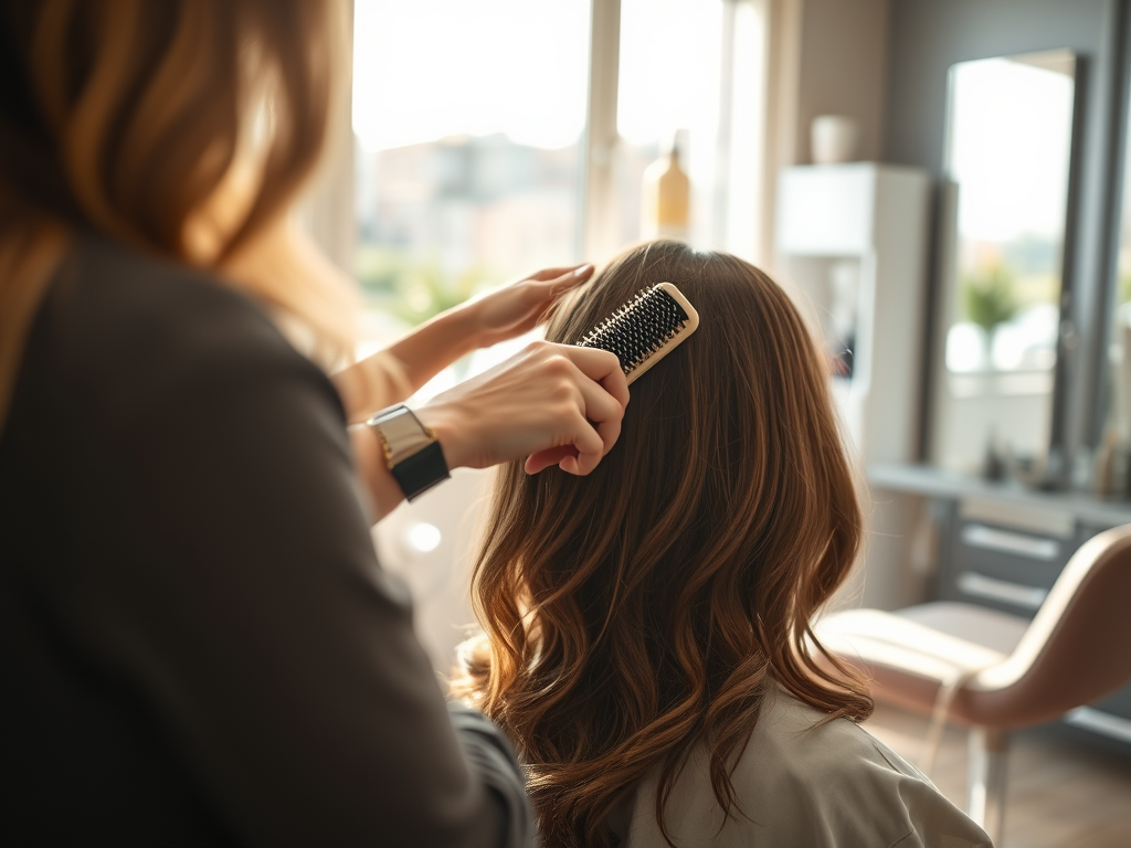 The Gentle Brush: Damage-Free Detangling at Just For Hair Salon 1 image 446