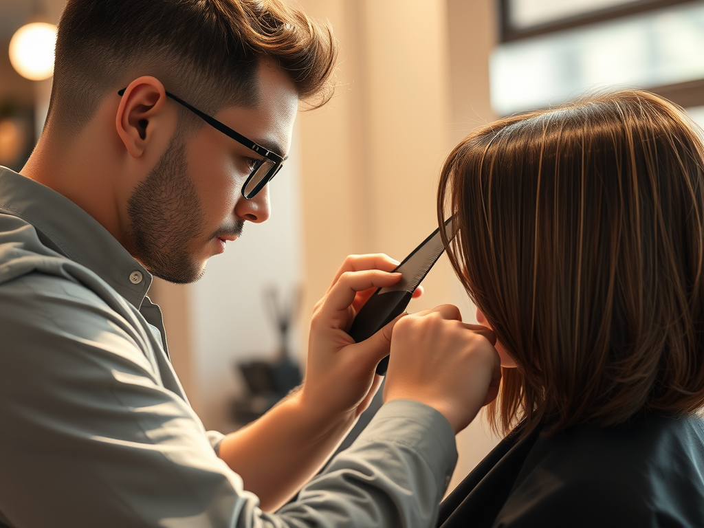 Precision Cutting: Why Geometry Matters for Your Hair 1 create a featured image for a blog post titled precision 5