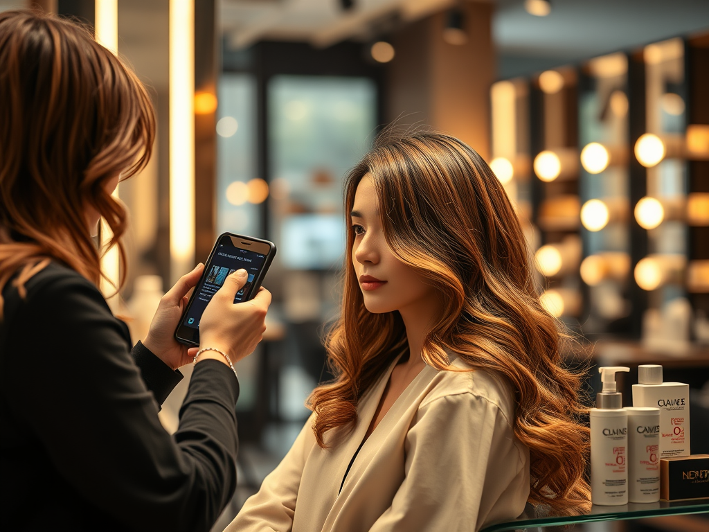 Style Crafted Just for You: The Personalization Movement at Just For Hair 1 create a highly detailed and sharp focused image featuring a personalized
