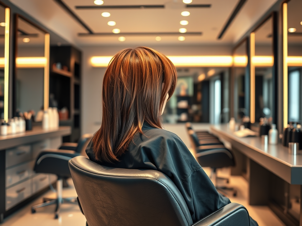 generate a highly detailed high resolution image of a modern hair