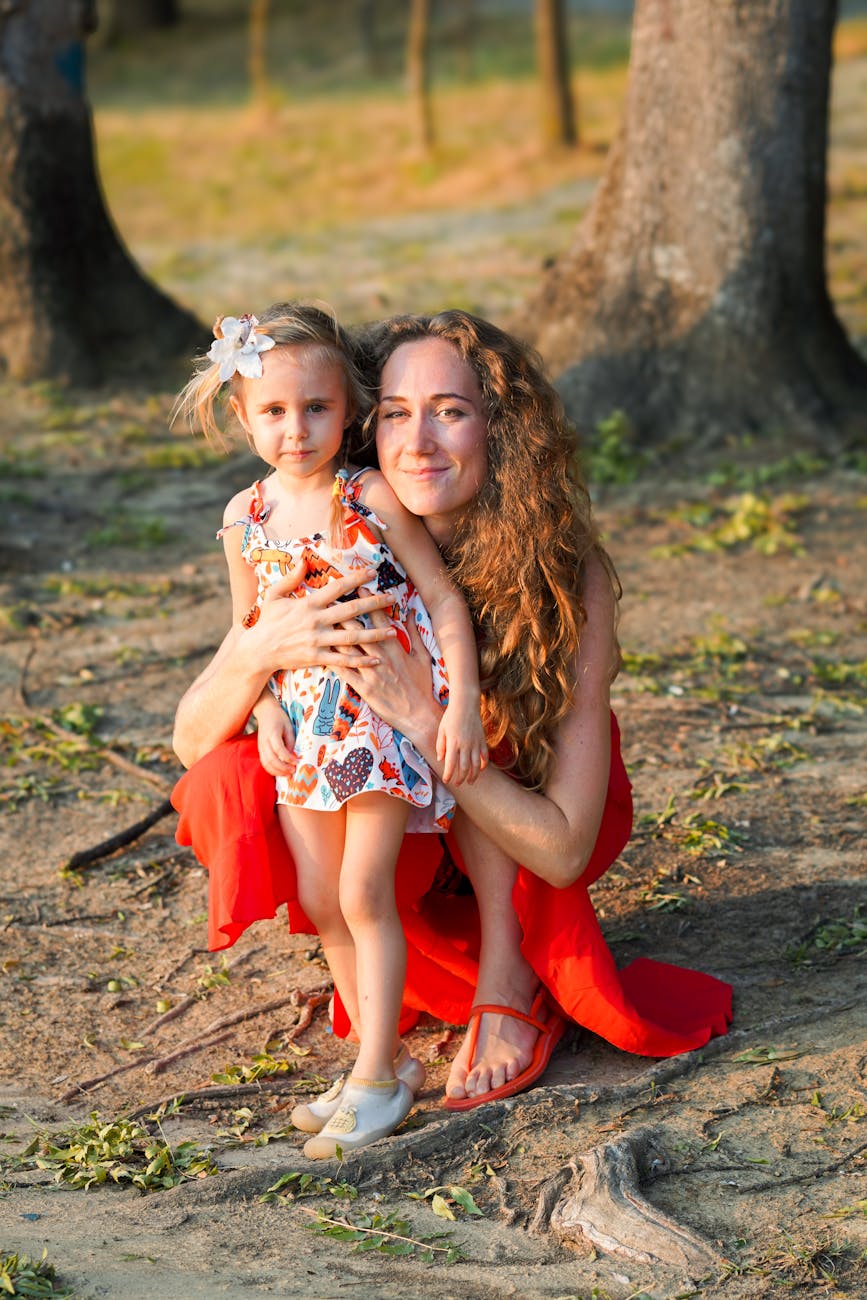 family photo session in the park