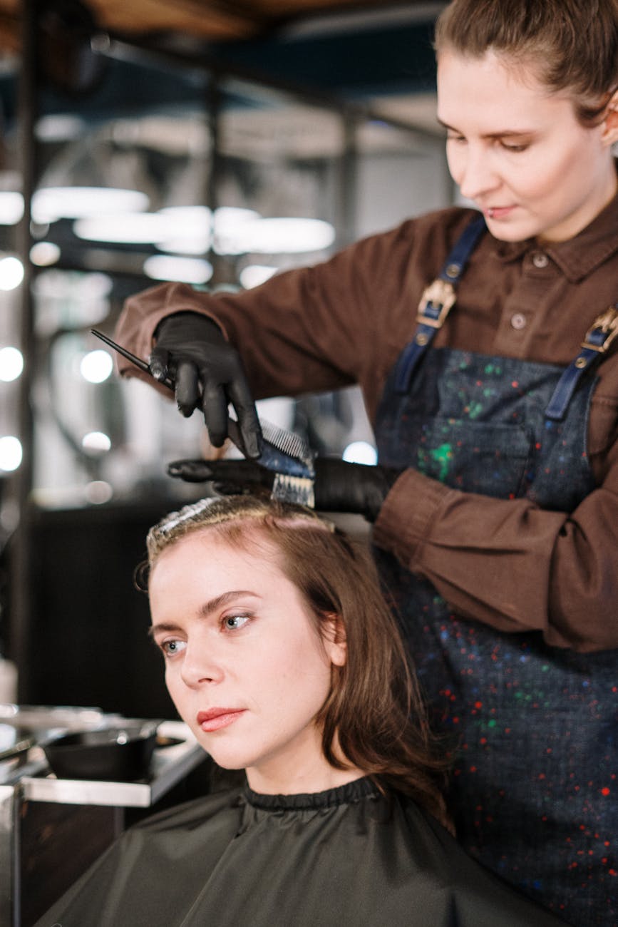 woman at the salon