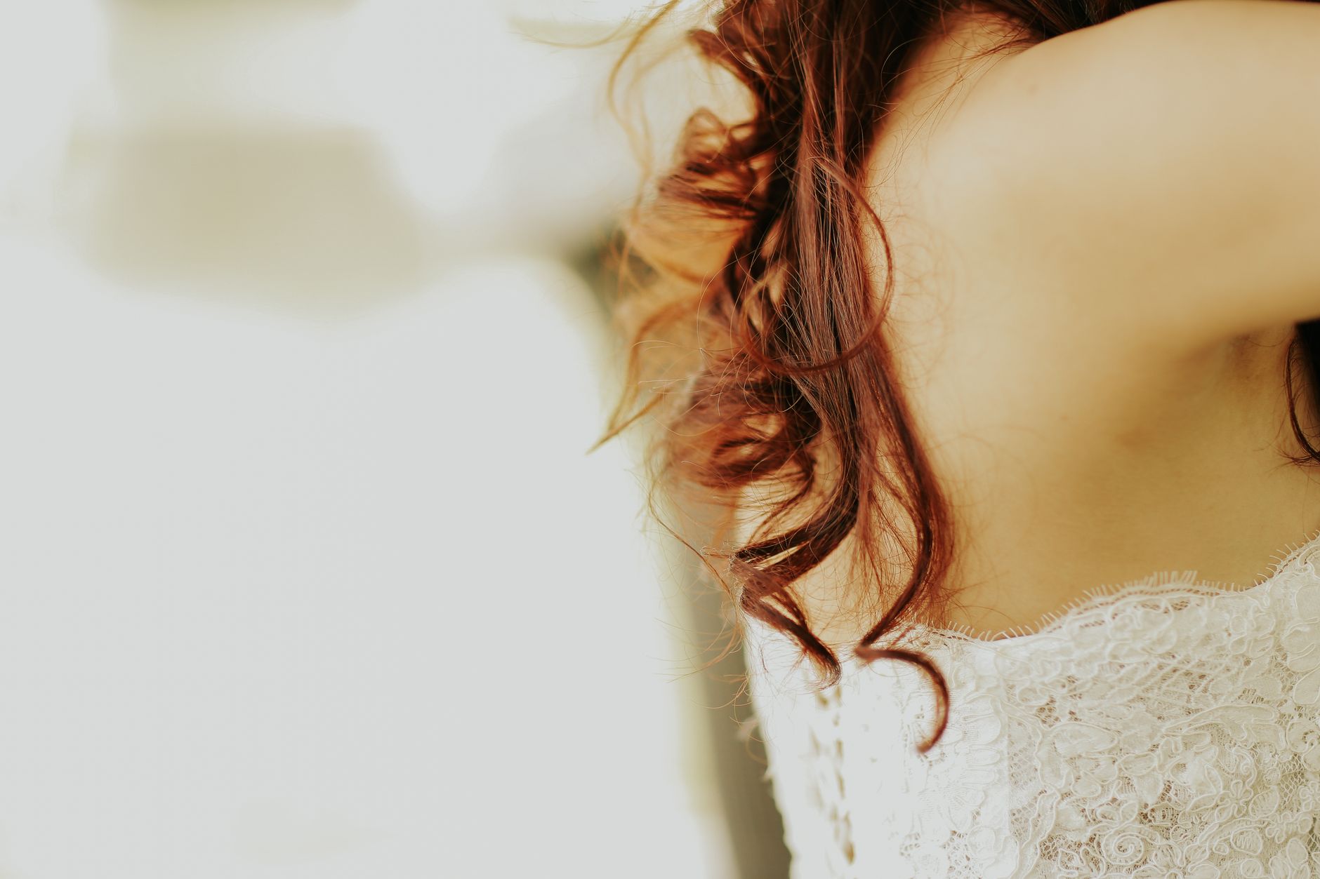 elegant beautiful bride