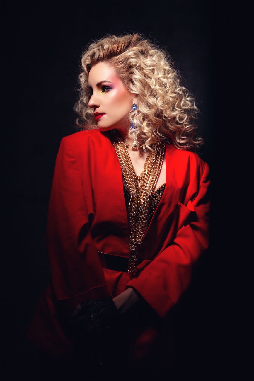 How to Style Your Permed Hair for Special Occasions 1 portrait of blonde woman
