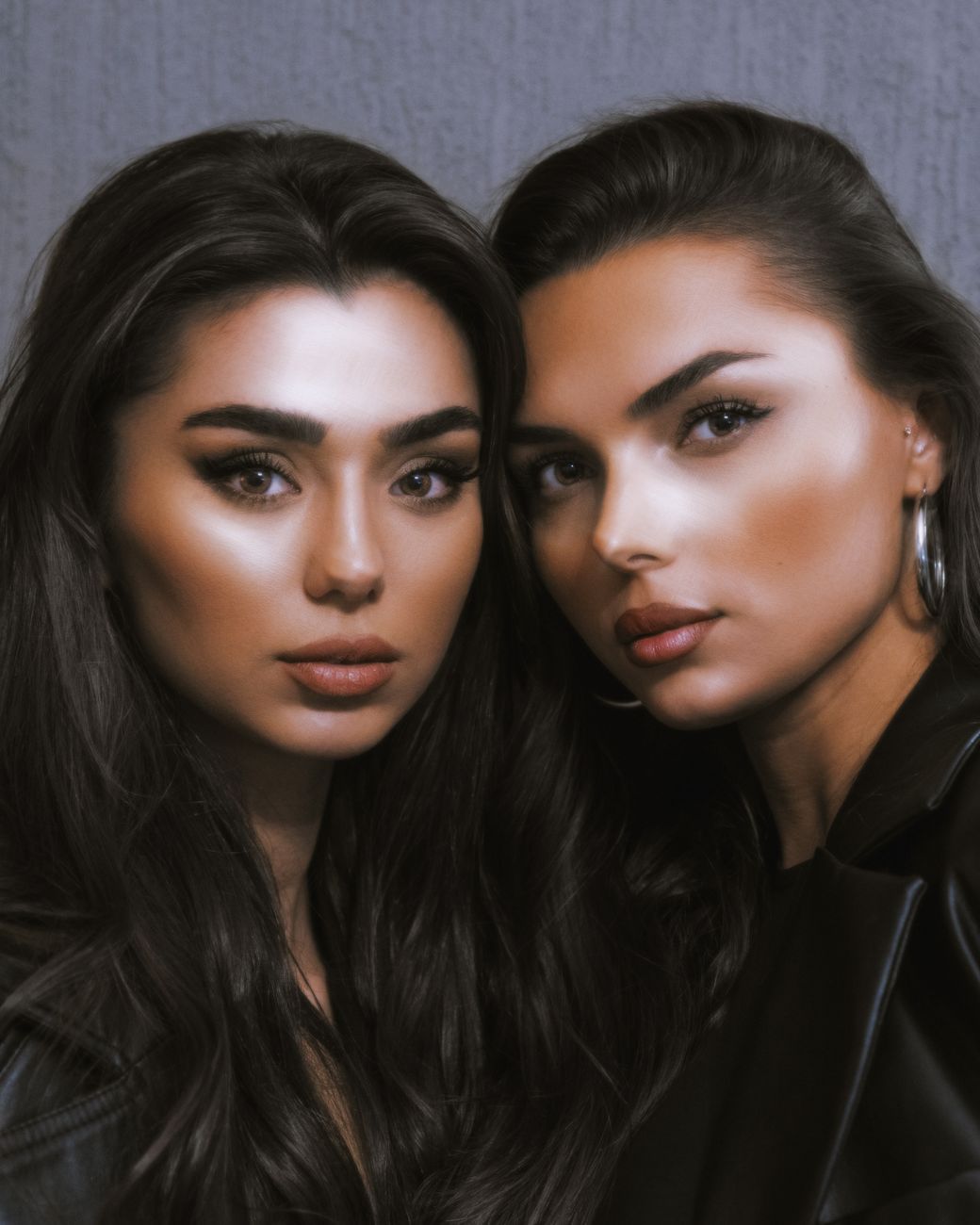 Subtle Sun-Kissed Strands: Dimensional Color for Dark Hair 1 portrait of two women