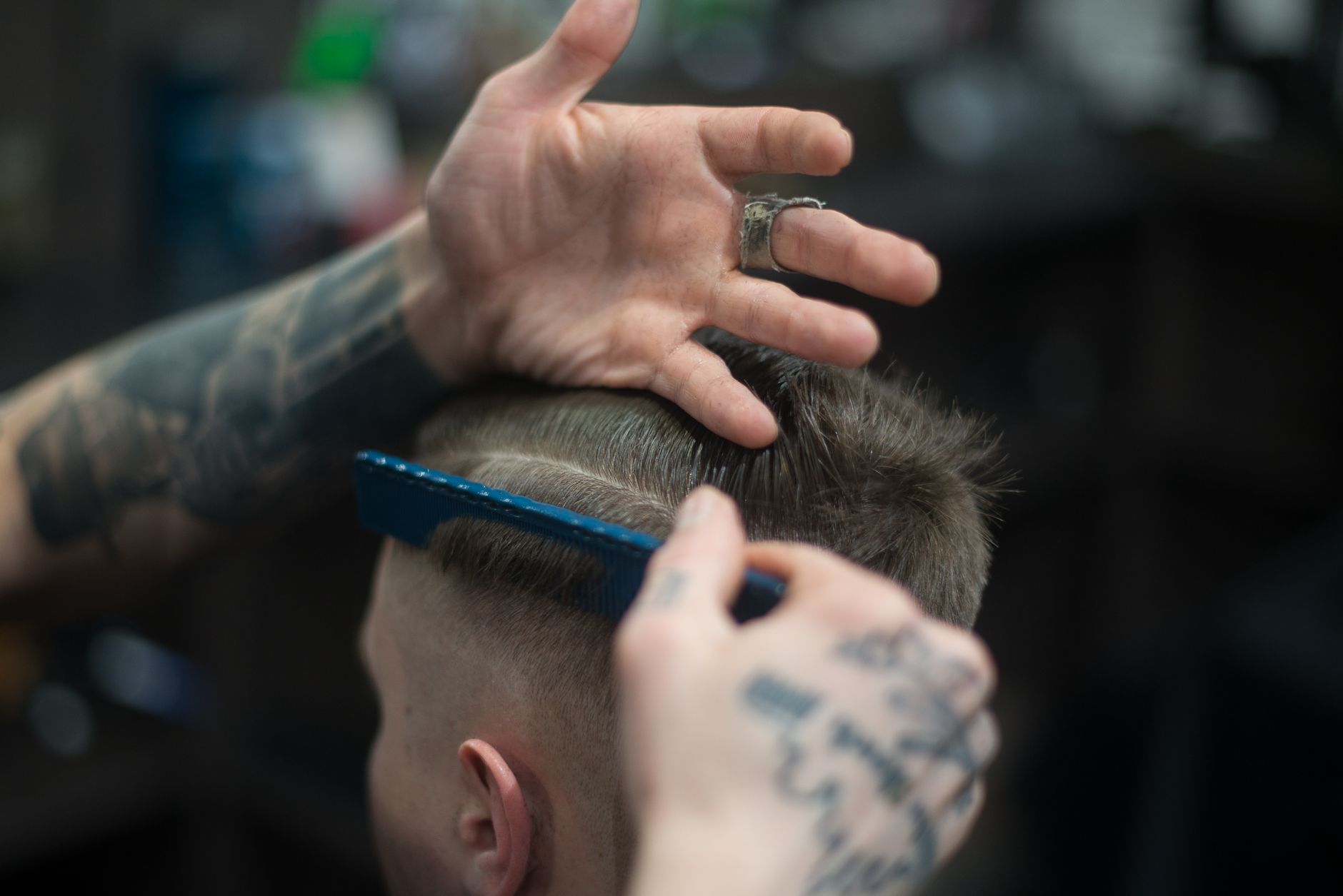 Charcoal Detox Scrubs: Deep Cleansing for Product-Heavy Users 1 person combing person s hair